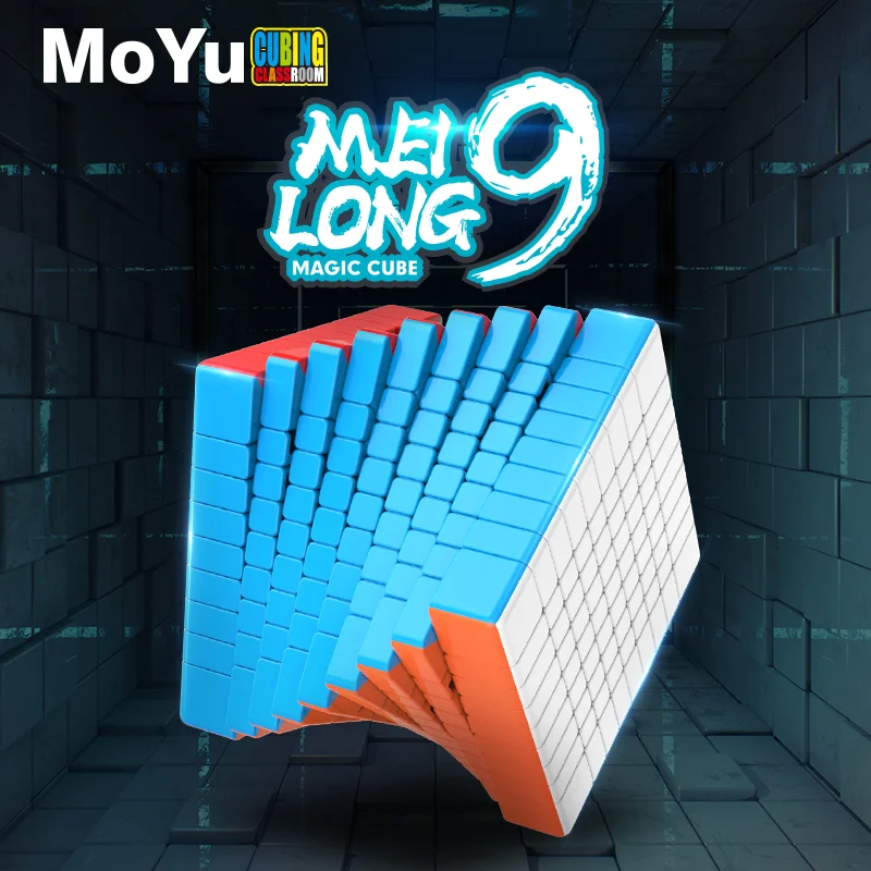 9-слойный скоростной кубик MOYU MeiLong 9x9 волшебный кубик-головоломка для обучения