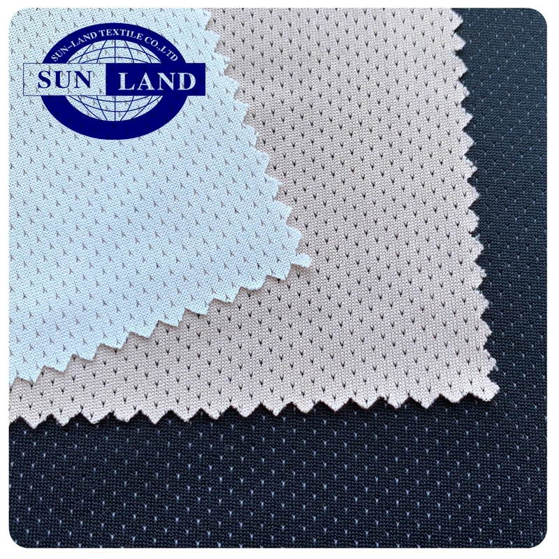 performance training tee shirts boxing short pants underwear lining silver ion anti bacterial 100 polyester knitted mesh fabric