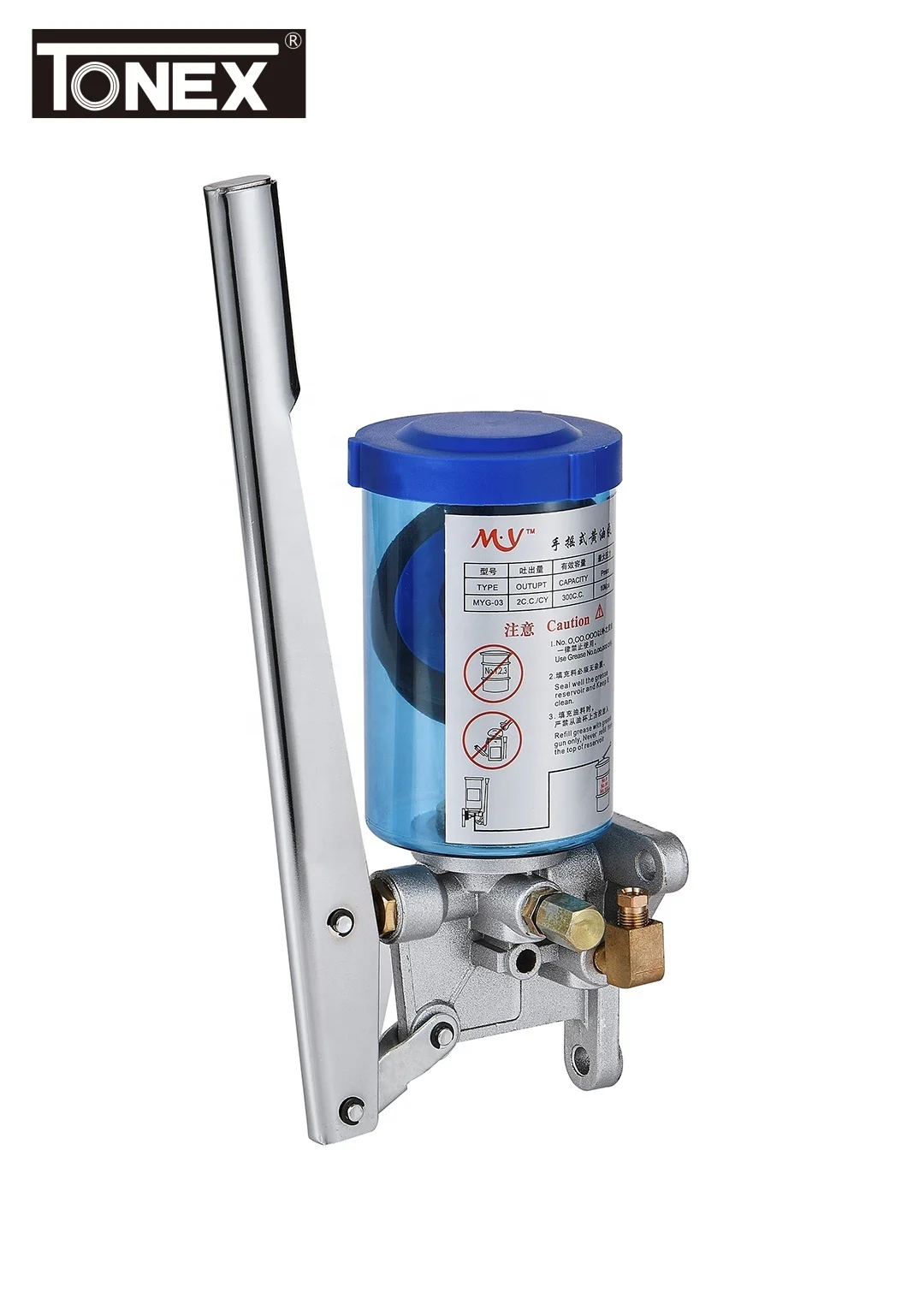 Manual Lubrication Pump Central Lubrication System Manual Oil Pump For Lathe Cnc Machine