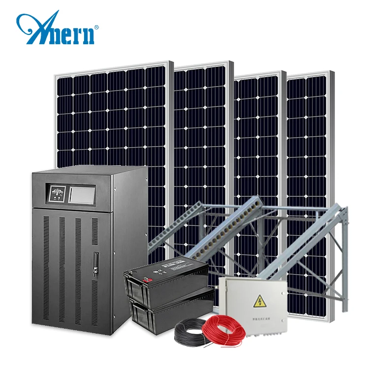 Complete solar power system 60 kva solar generator with panel set