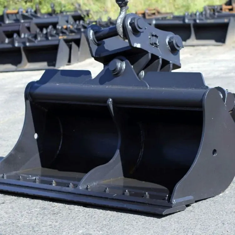 Factory supply construction machinery attachment hydraulic tilt bucket for mini excavator