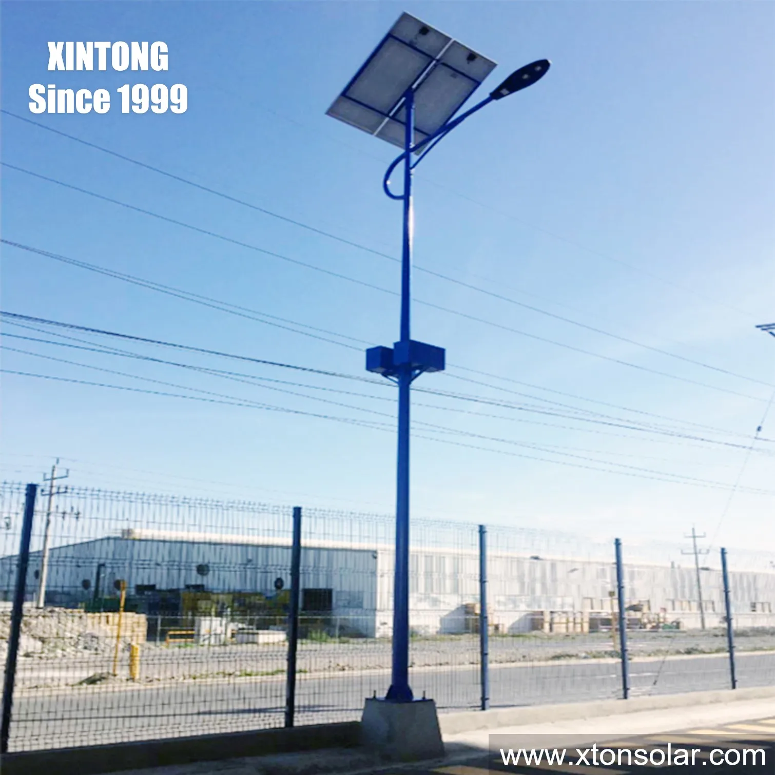XINTONG outdoor lampara solar led street light Integrated solar street lamp