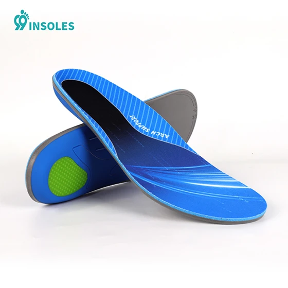 99insoles Custom PU Full-length Plantar Fasciitis Orthotic Shoe Insole Nylon High Arch Support Shell Insoles