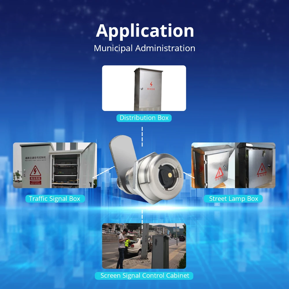 smart passive cam lock guard tour system smart cylinder door lock  Switzerland