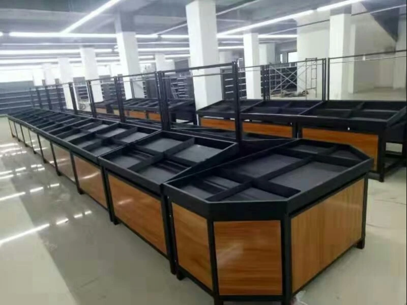 Metal 4 level  Multi-functional rice  rack  supermarket vegetable rack banana rack
