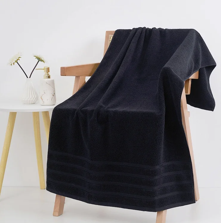 Custom Logo 6 Pieces Towel Set 100% Cotton Super Thick Absorbent Luxury Cotton Towels for 5 Star Hotel Bathroom Use