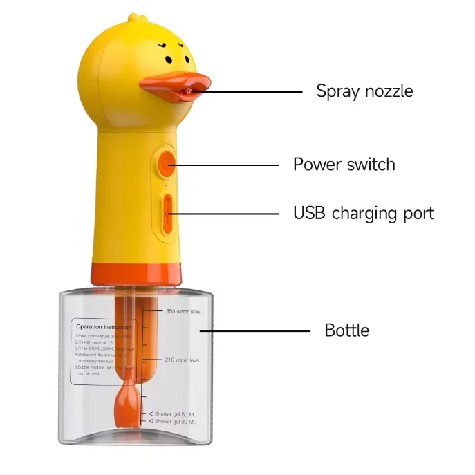 Pet Cleaning & Bathing Automatic Shampoo Dispenser For Pets Electric Dog Grooming Pet Bath Bubble Machine Handheld