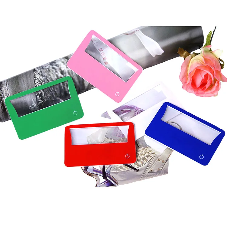 OEM Lens 3X Jewelry Loupe Credit Card Magnifier Pocket Magnifier For Promotion