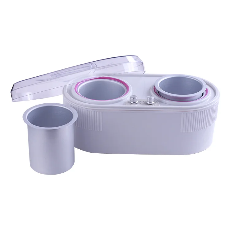 Professional Beauty Salon Can Wax Use 450+450g Double Pot Depilatory Wax Warmer Portable Hair Removal Wax Pot Heater