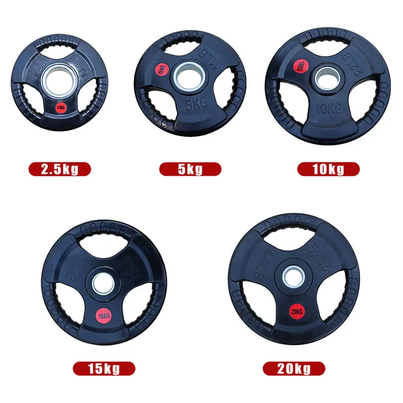 Wholesale Custom Competition Rubber Bumper Plates Set Weightlifting Calibrated Color Barbell Weight Plate