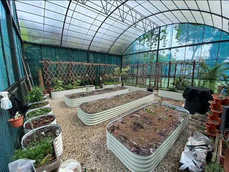 Metal Raised Garden Beds Steel Large Planter Box Outdoor Flower Pot