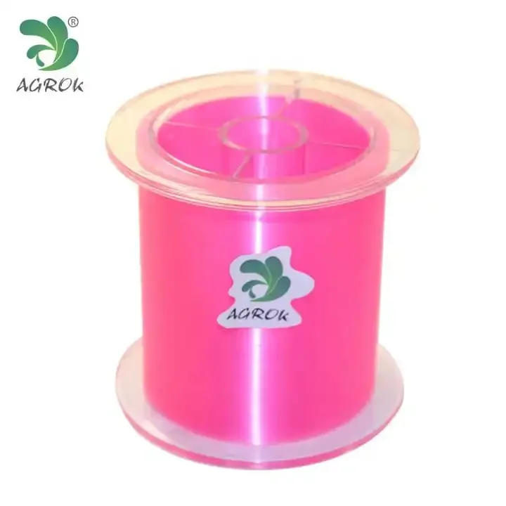 AGROK 100m 500m  Fluorescent Nylon  Monofilament Fishing Line With High Strength and Abrasion Resistance