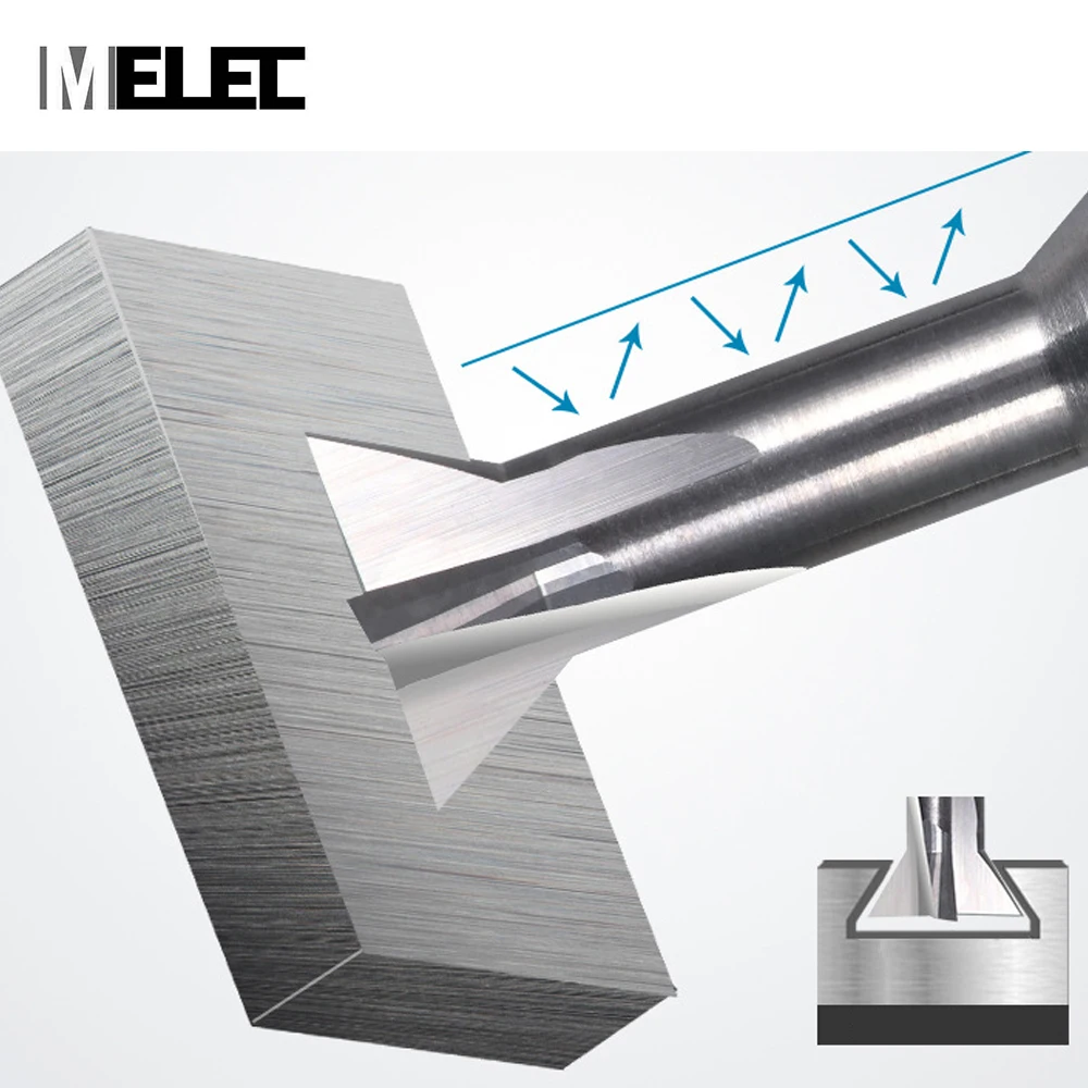 MELEC брелок вольфрамная сталь Материал cnc инструменты резаки D5-12mm L60-75mm 45/60 градусов L-паз кусачки торцевые фрезы