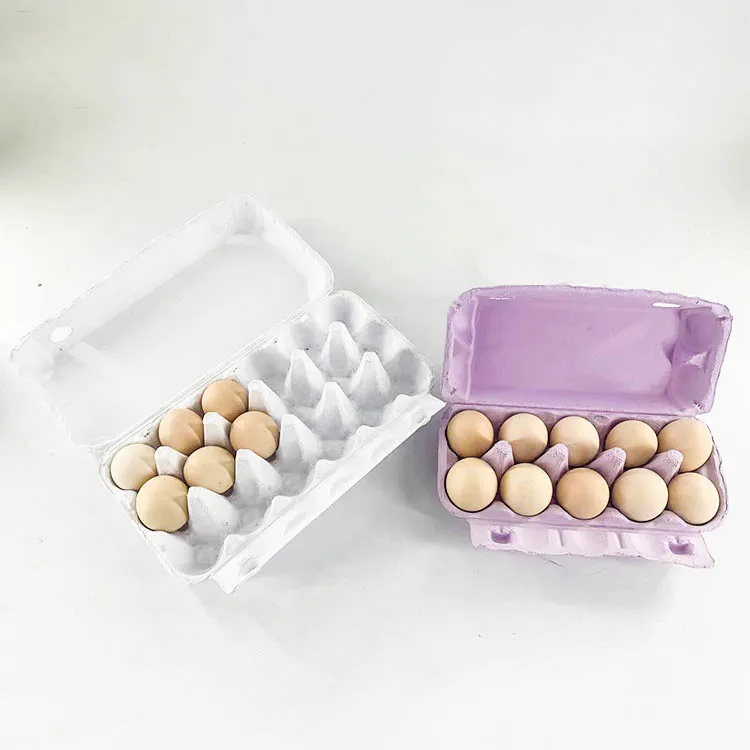 Custom Design Wholesale Factory Molded Paper Pulp Packaging Pulp Packaging Egg Tray