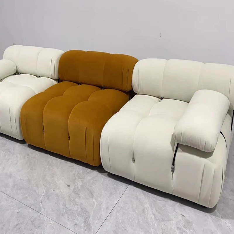 Modern Living Room Sofa Salas Furniture Set Moderne Settee Home Designs Sofa L Shaped Modular Sectional Mario Bellini Sofa