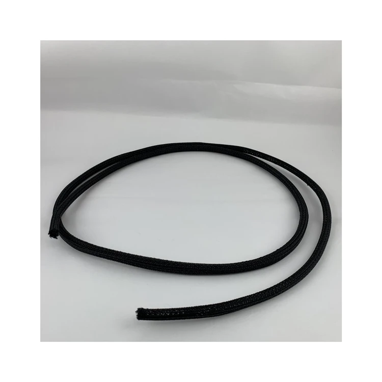 
Pet Black Nylon Braided Self-curling Expandable Sleeving For Protective Electrical Wire Cable 