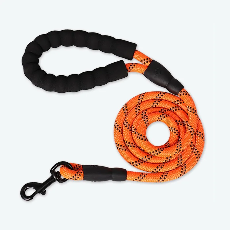 Pet supplies Reflective dog leash multicolor round leash Pet Leashes