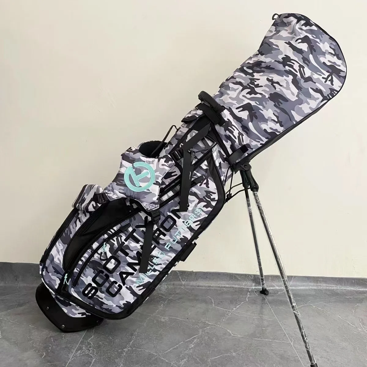 Wholesale Custom 5 Ways Staff BagGolf Sunday Bag with Stand Golf Caddie Bags Outdoors Bag