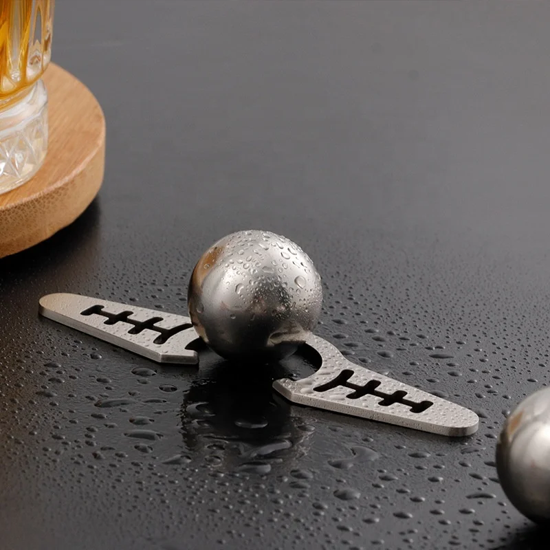 Coffee Frozen Ball Rack For Espresso Whiskey Chilling Stone 304 Stainless Steel Ice Balls with holder