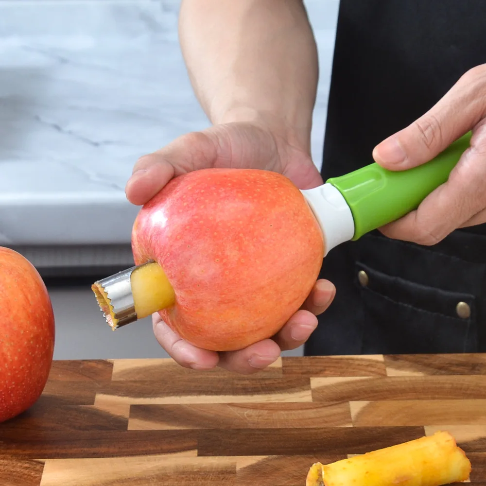 Multi-functional Stainless steel 2 in1 fruit peeler kitchen accessories Retractable fruit corer Apple corer