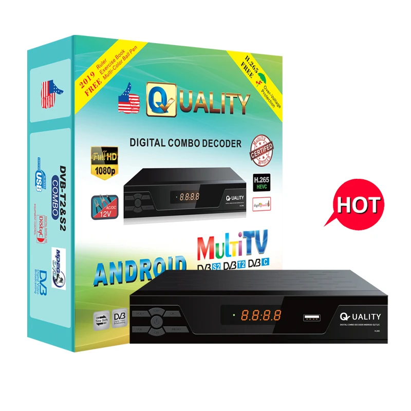 QUALITY H.265 New 80% lower receiver tbs dvb t2 dvb t2 usb 356 decoder  TV Receiver DVB-S2+ATSC Full  1080P Set-top BOX Su