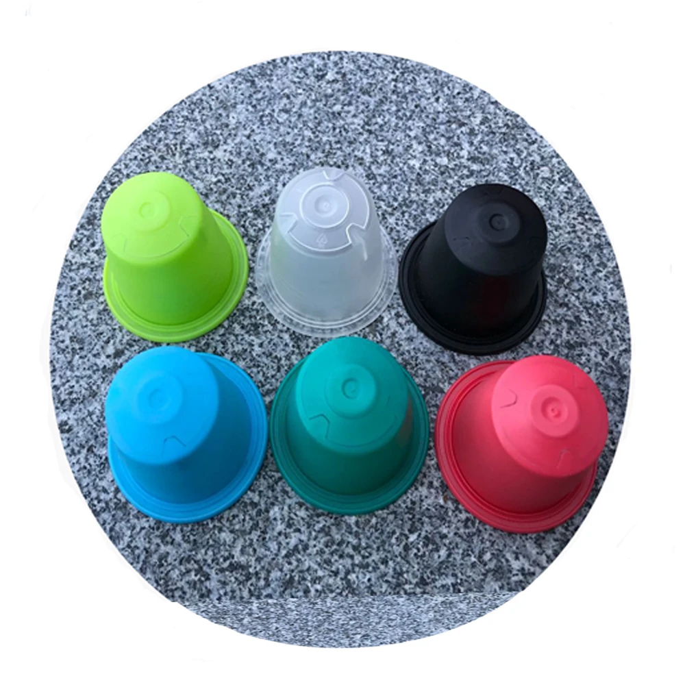 Coffee Pod Packaging Aluminum Empty Nespresso Capsule With Foil Sticker