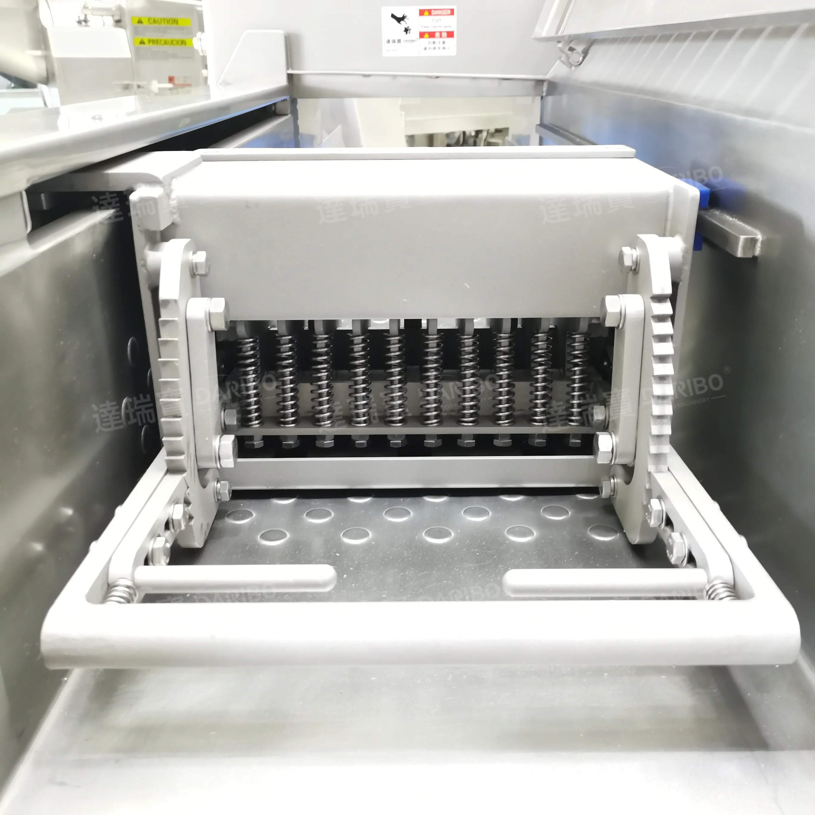 DRB-K Series Automatic Cheese Slicer Commercial Cheddar Cheese Parmigiano Kraft Cheese Slice Adjustable Slicing Machine