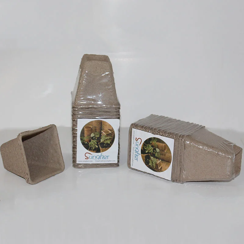 Best 3cm 6cm Small Plant Nursery Seeding Tray Electronic Medicine Paper Pulp Seedling Cup Biodegradable Flower Pots