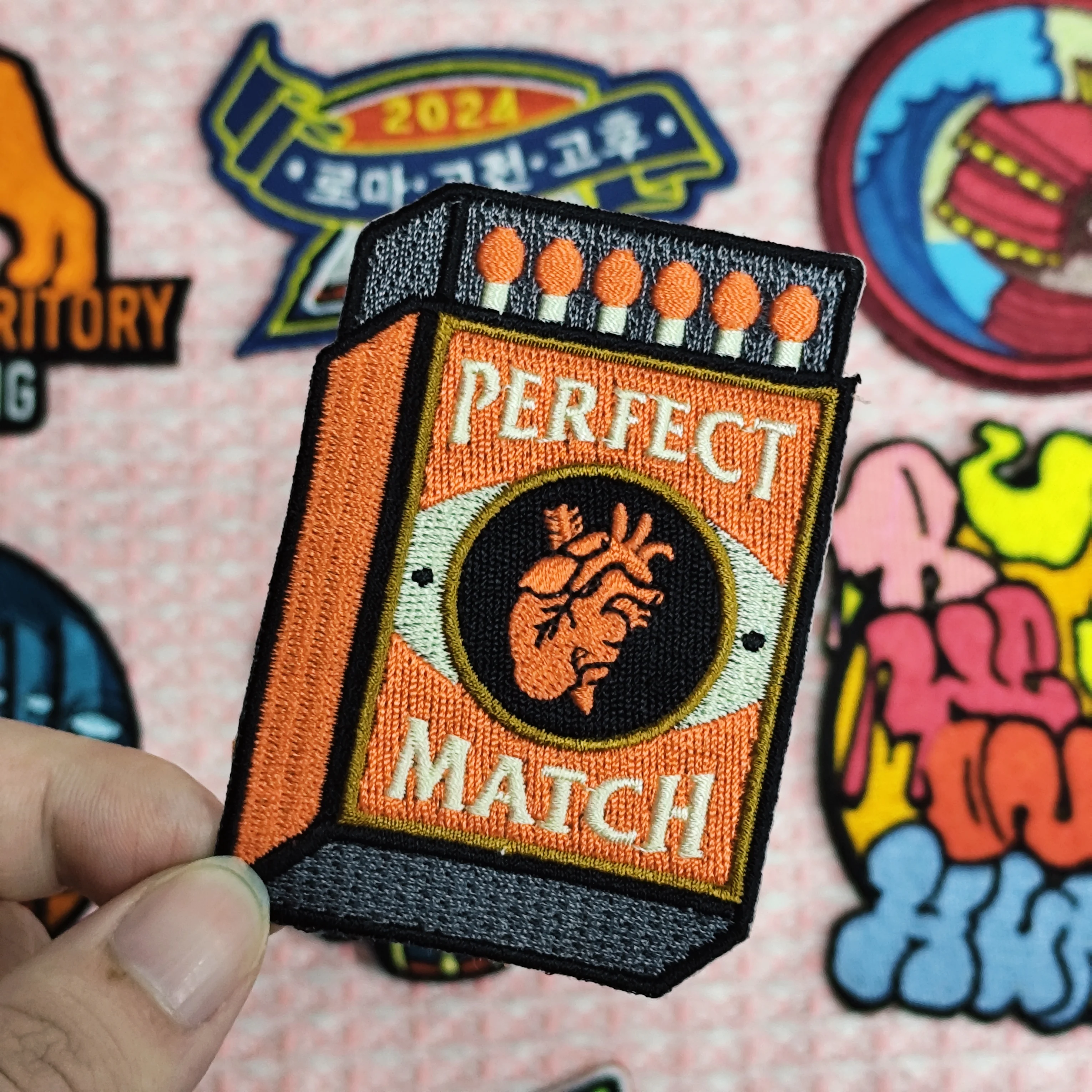 Customize Your Own Design Embroidered Patch Embroidery Badge Sew On Iron On Custom Embroidery Patch For Apparel Cap