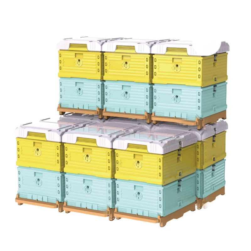 Rugged 2-layer Plastic Beehive Box Beekeeping