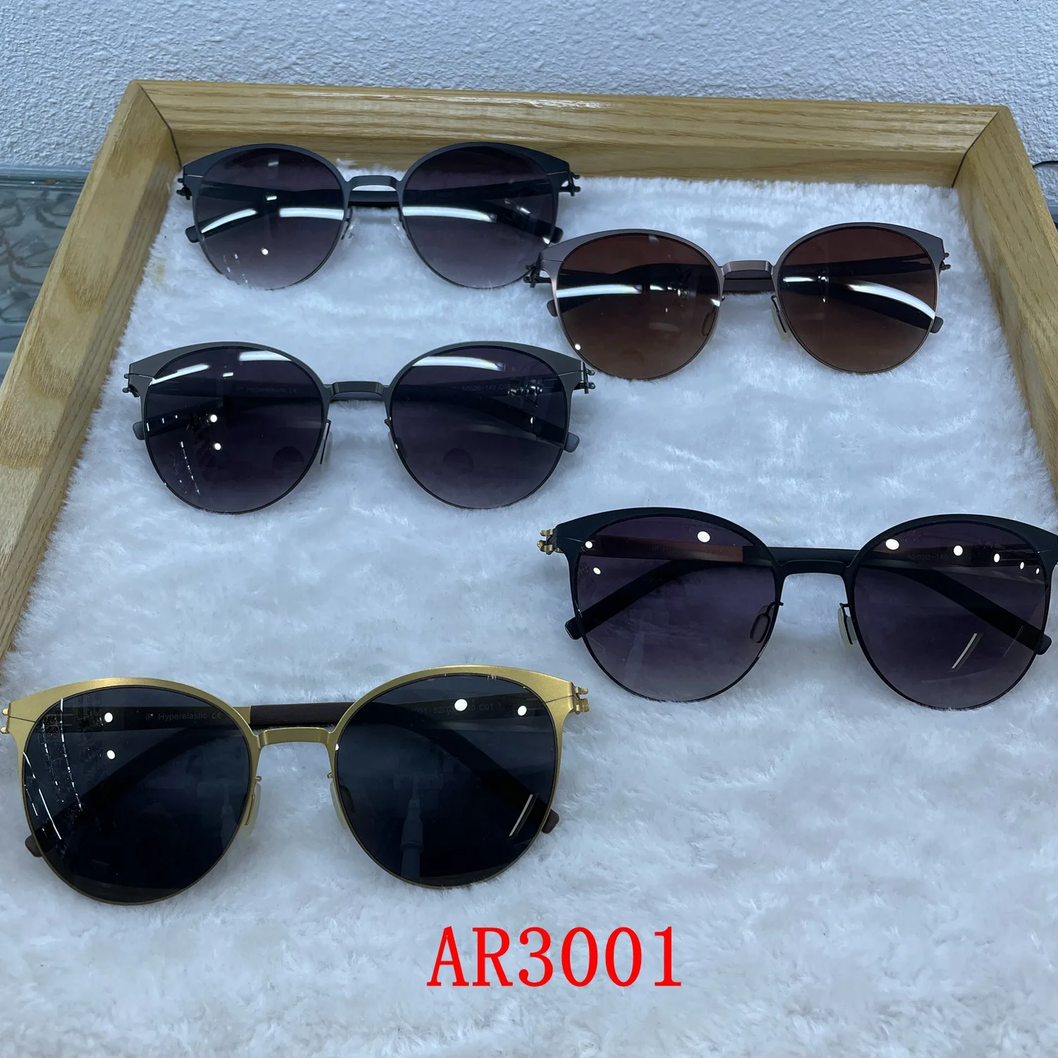 German style sunglasses without screws ultra-light steel plate elastic leg for men and women BERLIN Screwless Shadow