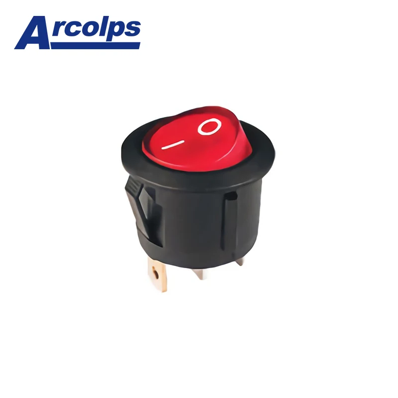 250v Marine Round Rocker Switch Waterproof Circuit Breaker Rocker Switch