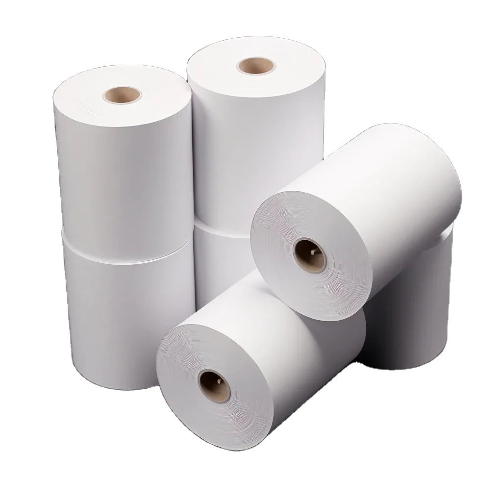 Wholesale Roll 57mm X 80mm 80 X 70mm Cash Register Thermal Paper Roll  Pos Printer Thermal Pos Paper Roll