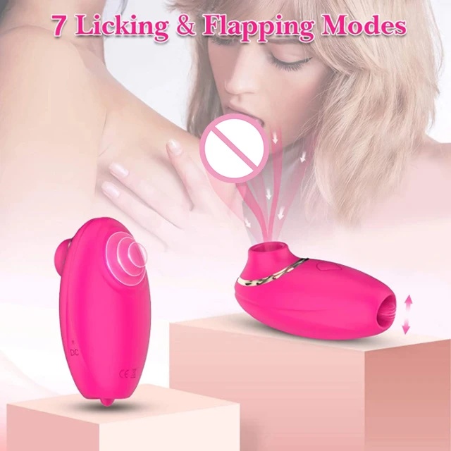 7 Intense Suction Nipple Clitoris Teaser Clit Flapping Stimulation Function Licking Sex Toys Clitoral Sucking Vibrator