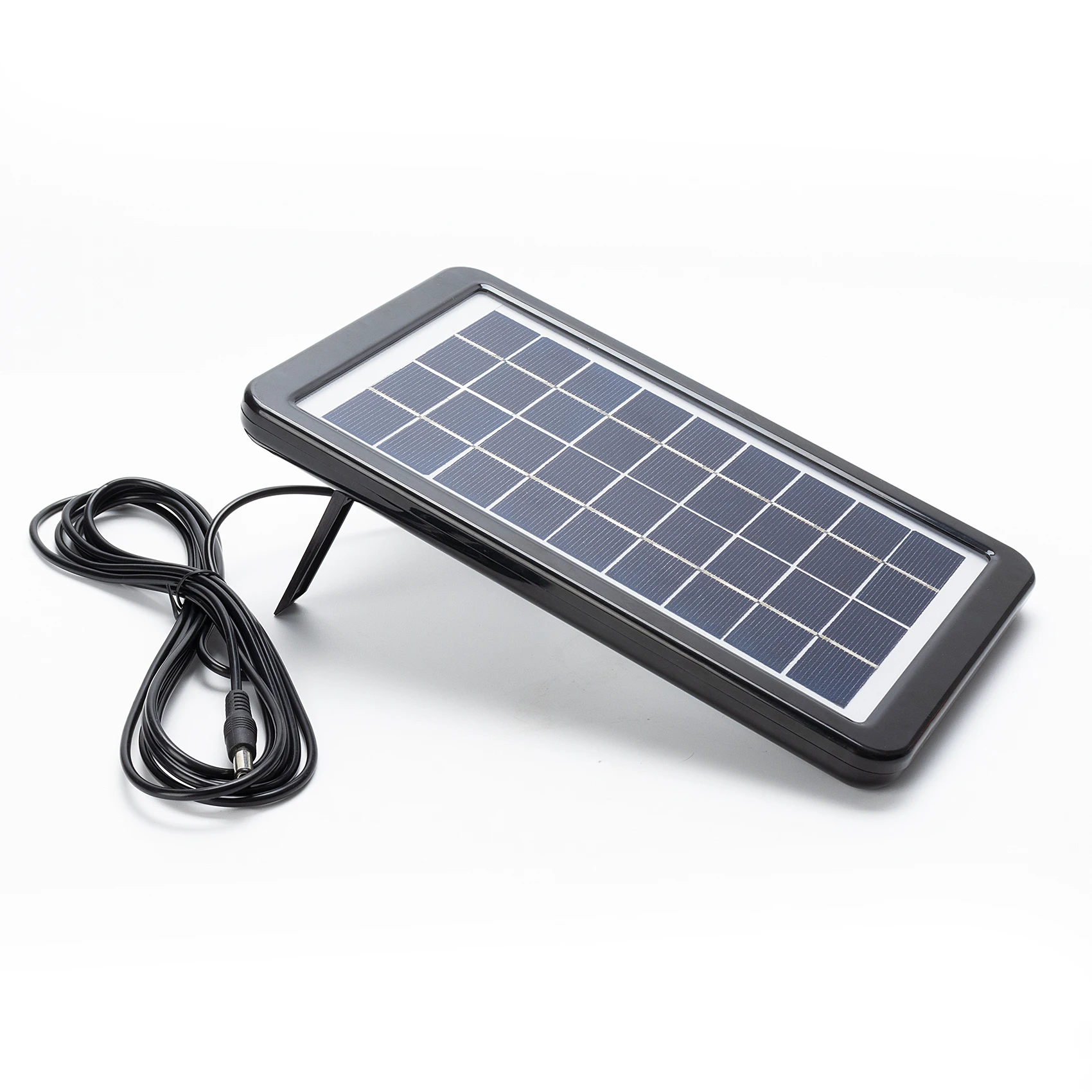 Hot Selling Home Electricity Supply LED Light with FM/MP3, Radio with Speaker Solar Lighting System emergency 6 w solar panel