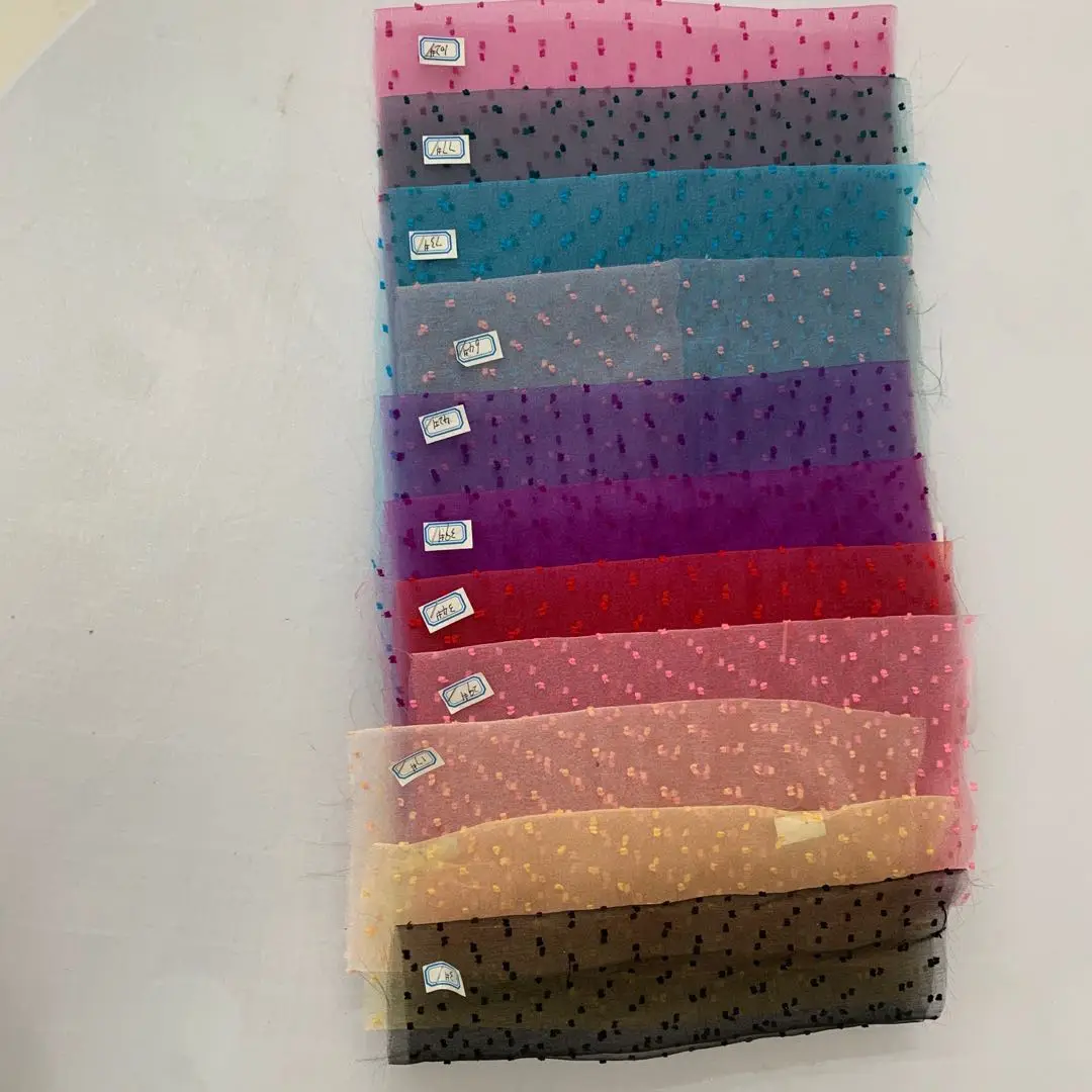 Оптовая продажа, маленькая 3D ткань из органзы с пузырьковыми краями для женского платья, юбки, украшения для одежды