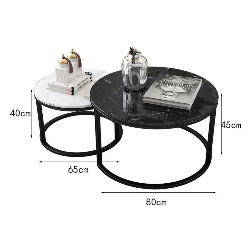 Adorable Classic Rustic Round Iron End Table For Cafe Living Room Luxury Coffee Table