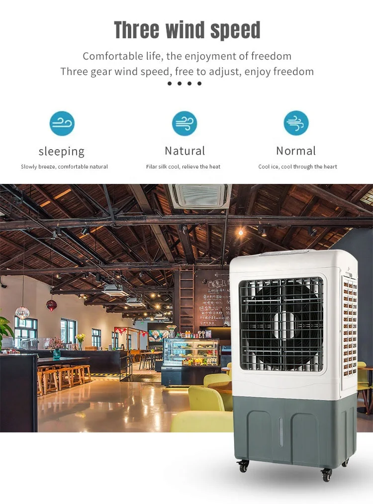 Hot selling electrical portable evaporative honeycomb air cooler with remote control