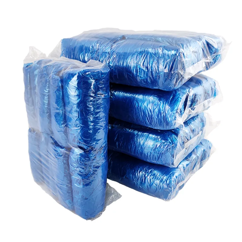 Protective Non Slip Shoe Cover Rain Waterproof Pe Shoe Covers Hospital Shoes Plastic Cover
