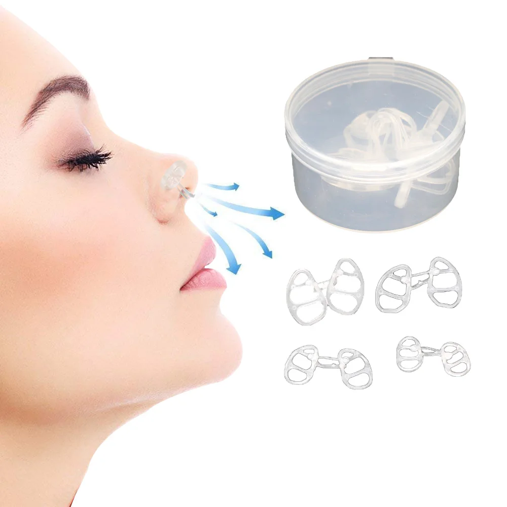 Customization Products Anti Snoring Ring Nasal Dilators Soft Silicone Nose Rings
