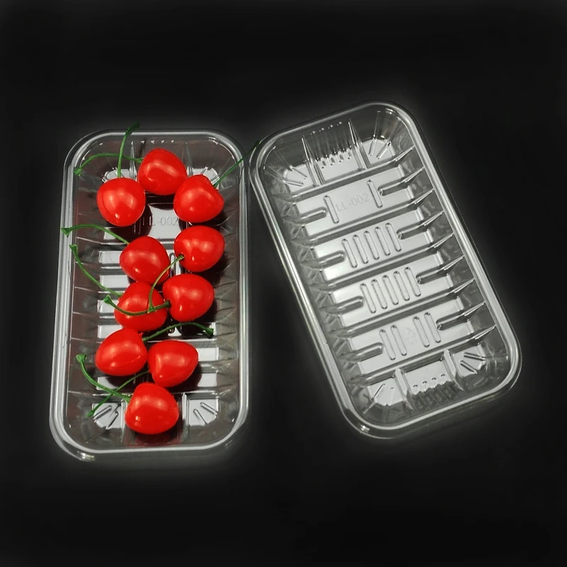 
Пищевой Прозрачный термоформ одноразовый пластиковый лоток для упаковки фруктов 