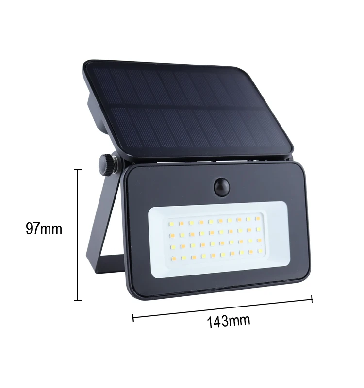 1000 Lumens 40 LED Solar Lights IP65 Waterproof Outdoor Bright Wall Lamp for Porch, Shed, Barn, Garage