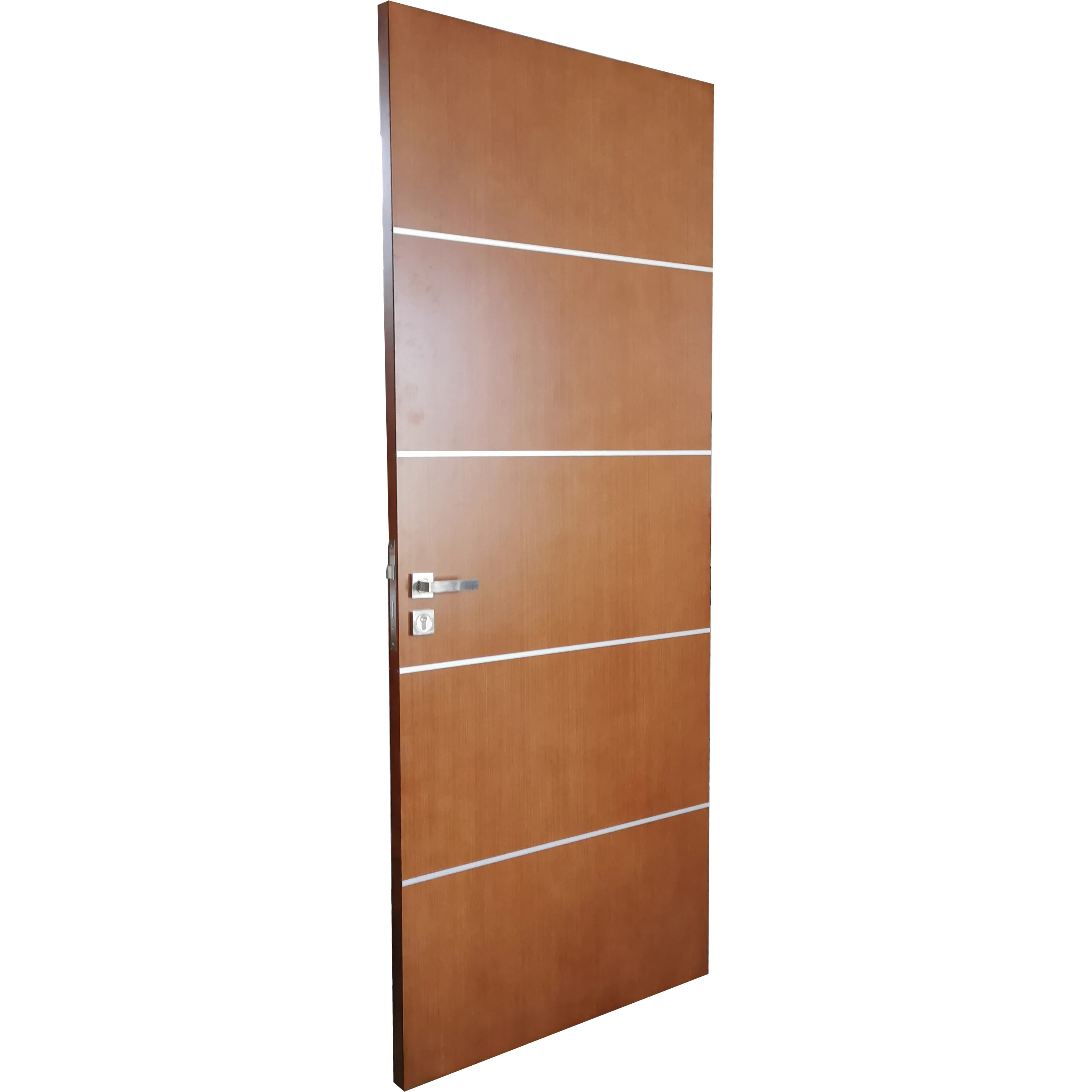 Interior Solid Wood Panel Door Apartment Hotel Room Red Teak Exterior HDF MDF Timber Wooden Veneer Doors