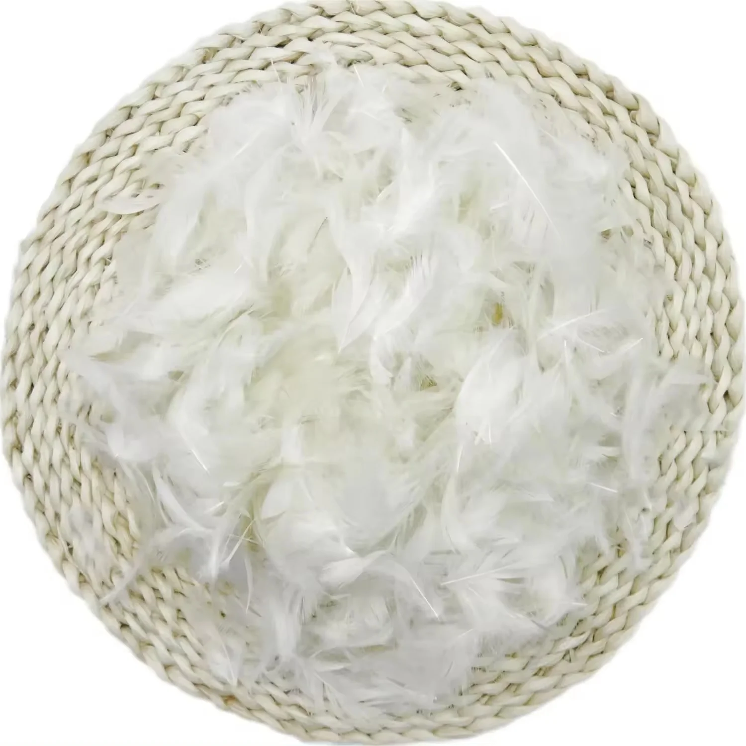4-6cm white duck Feathers Washed Pattern Product