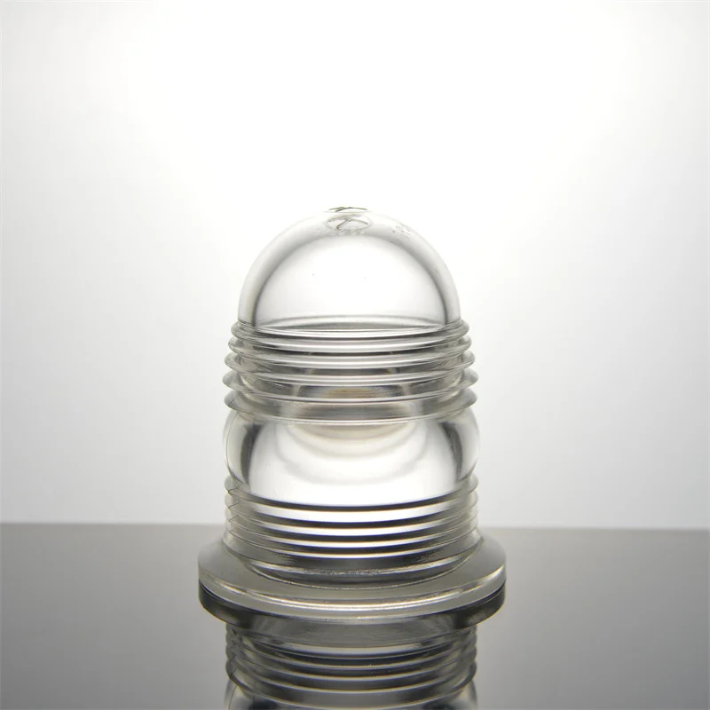 Factory Custom Size Shape High Temperature Resistant Explosion Proof Aircraft Aviation Obstruction Light Glass Lamp Cover