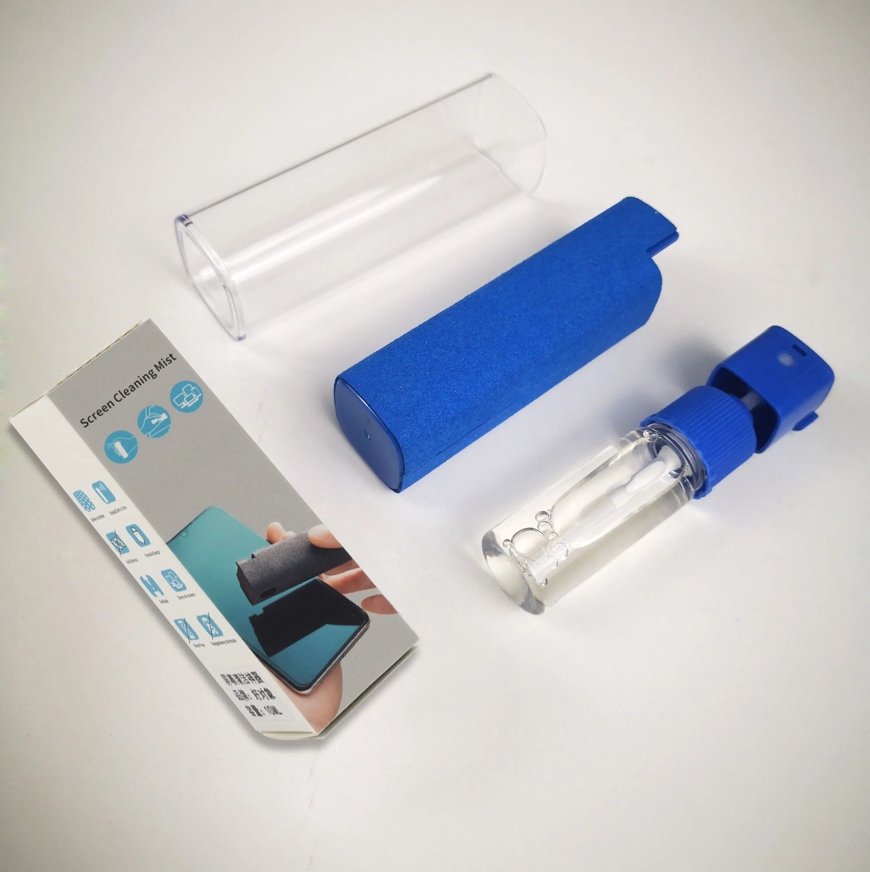 Customized color Portable eco friendly 2 in 1 phone screen cleaner