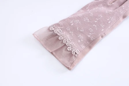 
Wholesale Summer UV ice silk Breathability and sweat absorption touchscreen outdoor riding ladies gloves 