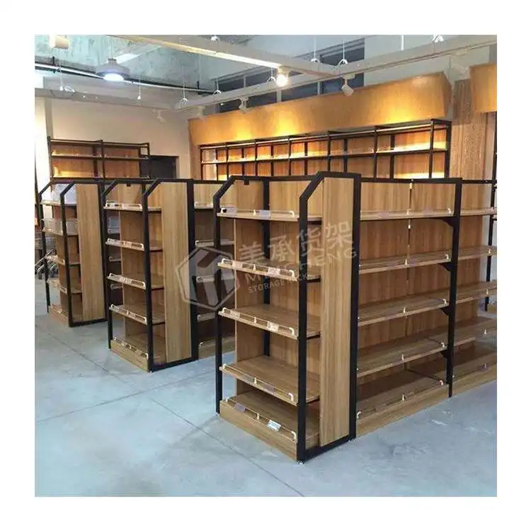 Meicheng Price Display Gondola Supermarket Display Racks And Stands For Shopping Mall