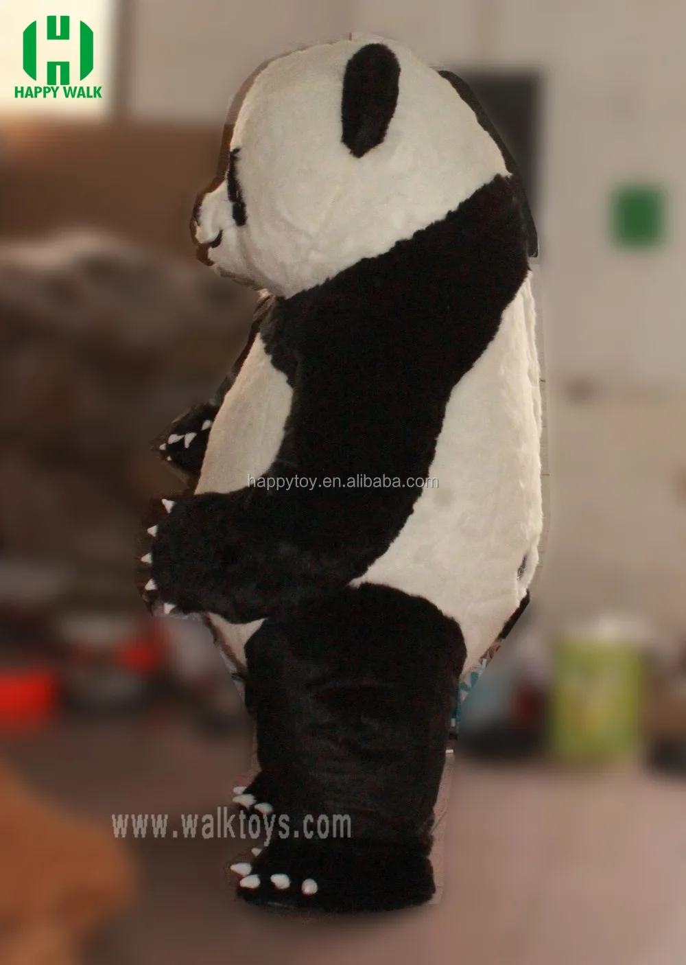 Guangzhou Hot Sale inflatable mascot costume 2m 2.6m 3m China plush National Treasure inflatable panda mascot costumes for sale