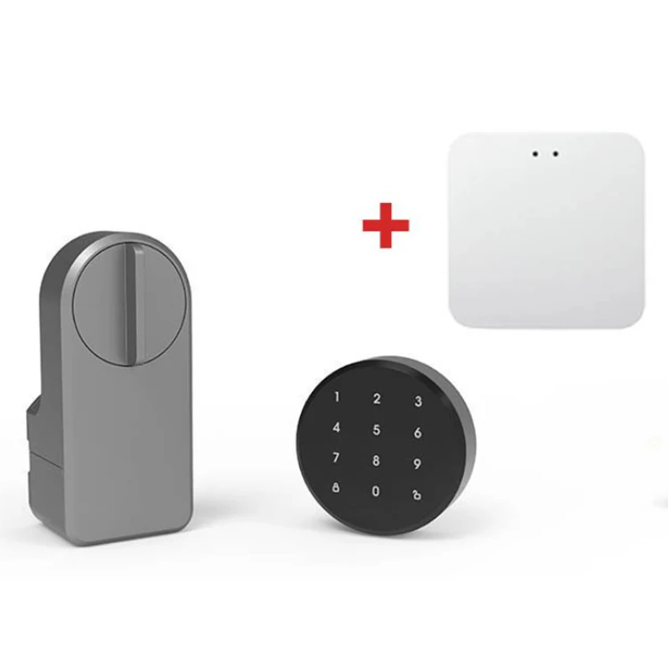 GIMDOW Smart Door Lock BLE keypad & Tuya APP Remote Unlock with WiFi Gateway Turn Your Current Lock into Intelligent Lock